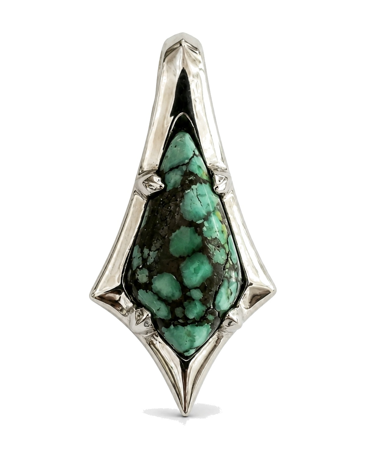 DJB / Nagual Atlantis pendant in spiderweb turquoise